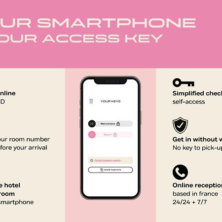 Hotel Cloitre - Entree Autonome, Reception En Ligne - Encore Mieux Orleans Bagian luar foto